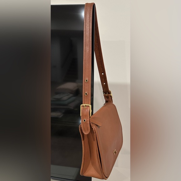 Vintage coach stewardesses bag. British tan. Made in USA - Picture 11 of 12